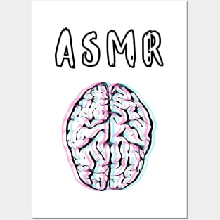 ASMR Brain Tingles Posters and Art